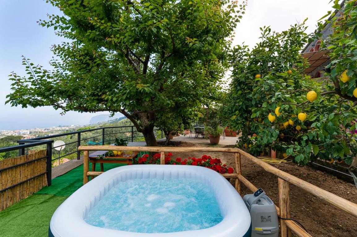 Sorrentovibes - Sea View Rooftop Apartment With Jacuzzi & Garden מראה חיצוני תמונה